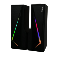 Акустична система для ПК Jedel S-550 RGB 2х3W, AUX / USB, Black