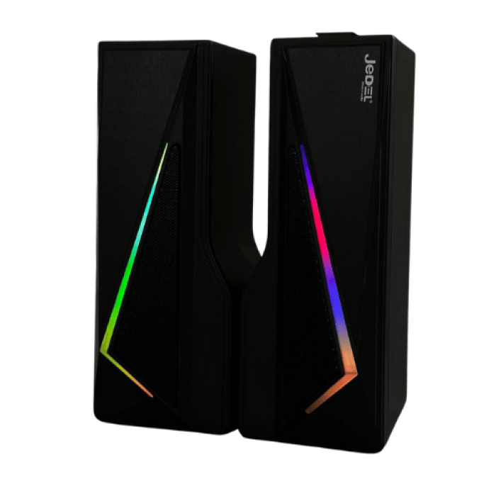Акустическая система для ПК Jedel S-550 RGB 2х3W, AUX / USB, Black