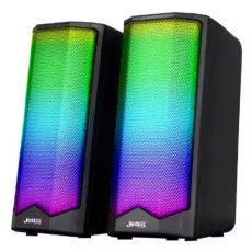 Акустична система для ПК Jedel S-558 RGB 2х5W, BT / AUX / USB, Black