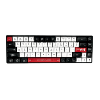 Ігрова клавіатура дротова Jedel KL68 Black