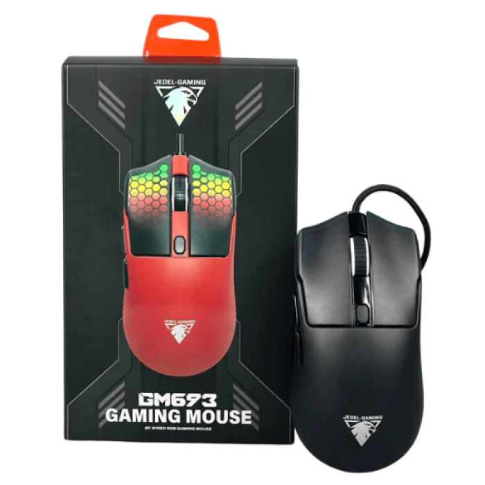 Проводная мышь игровая Jedel GM693 Black