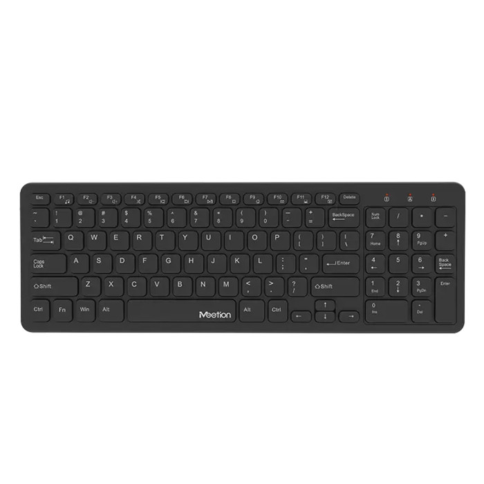 Клавіатура дротова Meetion K410 Black