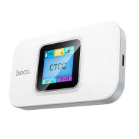 Портативний маршрутизатор інтернет WiFi 6, 4G HOCO DQ12 White