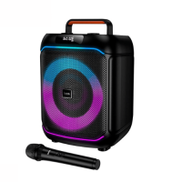 Караоке-колонка HOCO DS72 TF / AUX / USB / FM / BT, 20W, 3 год Black 