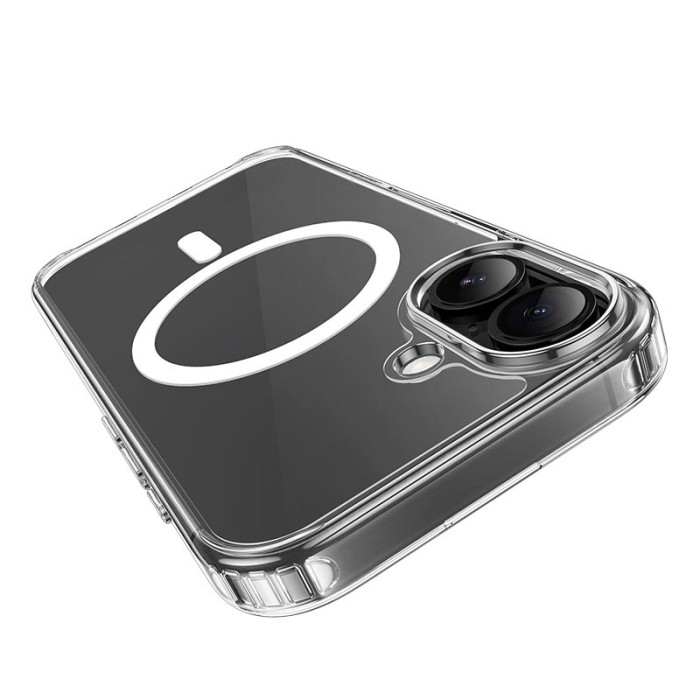 Чохол для смартфону HOCO IP17 MagSafe iPhone 17, Transparent
