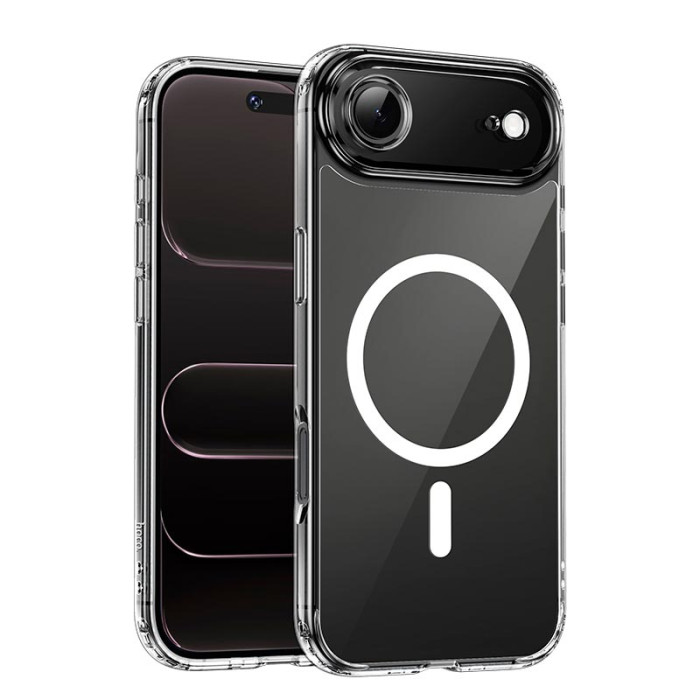 Чохол для смартфону HOCO IP17 Air MagSafe iPhone 17 Air, Transparent