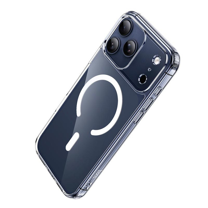 Чохол для смартфону HOCO IP17 Pro Max MagSafe iPhone 17 Pro Max, Transparent