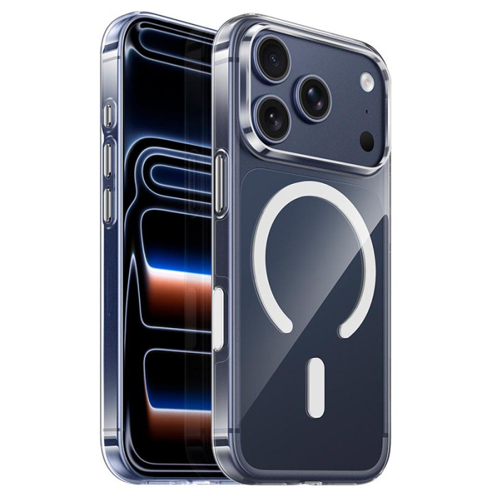 Чохол для смартфону HOCO AS4 MagSafe iPhone 17 Pro, Transparent