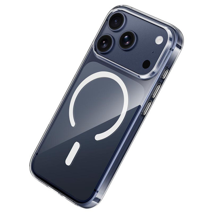 Чохол для смартфону HOCO AS4 MagSafe iPhone 17 Pro Max, Transparent