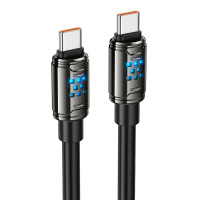 Кабель Hoco U143 Type-C to Type-C 240W / 5A 1.2m Black