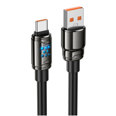 Кабель Hoco U143 USB to Type-C 5A 1.2m Black