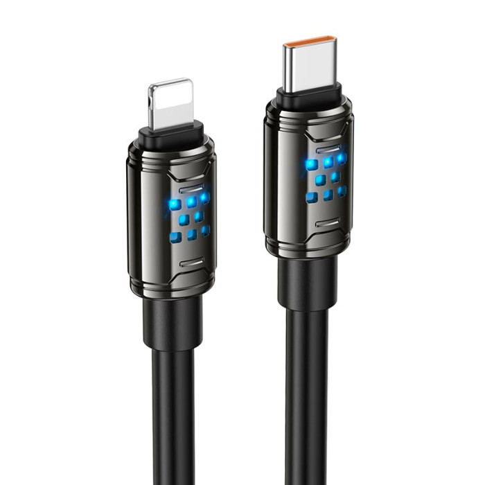 Кабель Hoco U143 Type-C to Lightning 27W 1.2m Black