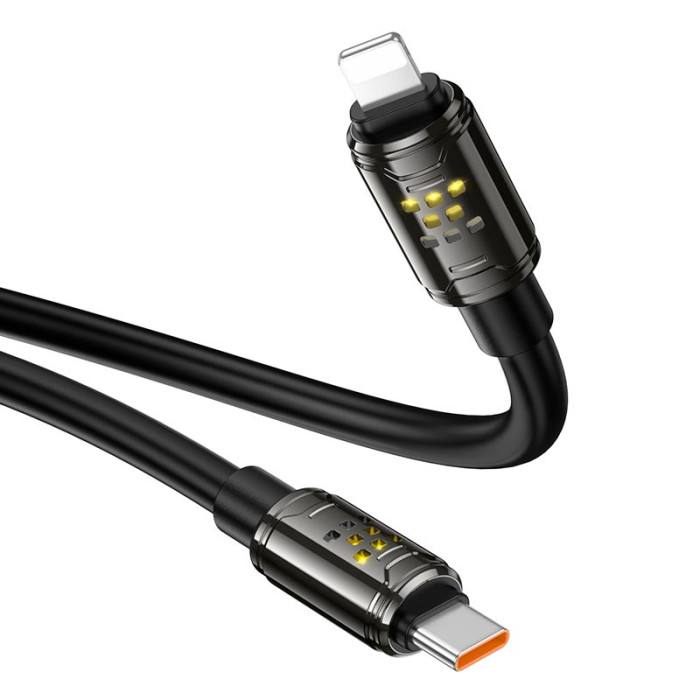 Кабель Hoco U143 Type-C to Lightning 27W 1.2m Black
