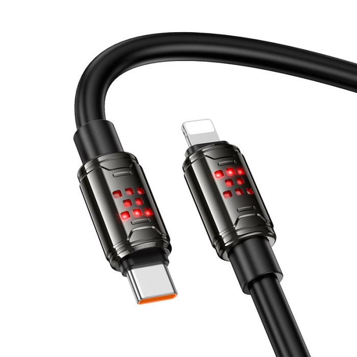 Кабель Hoco U143 Type-C to Lightning 27W 1.2m Black