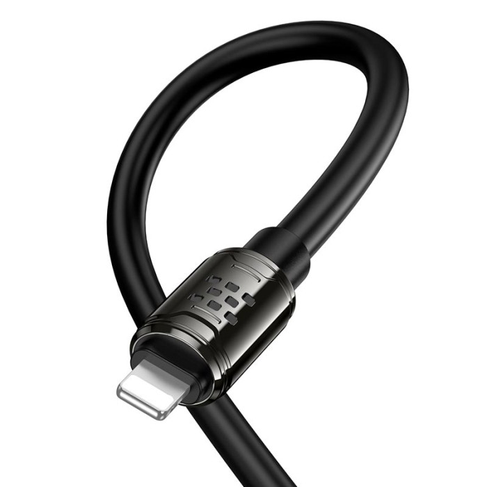 Кабель Hoco U143 USB to Lightning 2.4A 1.2m Black
