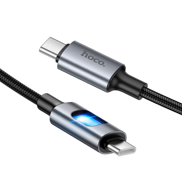 Кабель Hoco U144 Type-C to Type-C 60W / 3A 1.2m Black