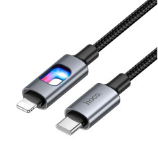 Кабель Hoco U144 Type-C to Lightning 27W 1.2m Black