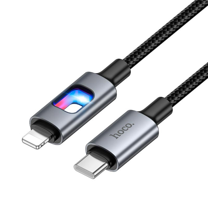 Кабель Hoco U144 Type-C to Lightning 27W 1.2m Black