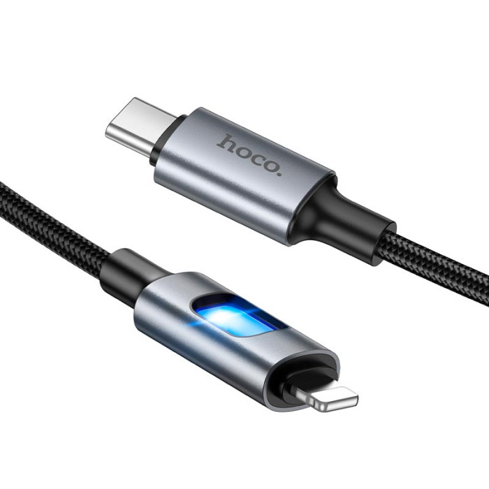Кабель Hoco U144 Type-C to Lightning 27W 1.2m Black