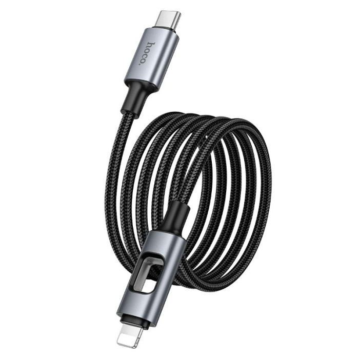 Кабель Hoco U144 Type-C to Lightning 27W 1.2m Black