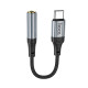 Перехідник HOCO LS36 Type-C to AUX 3.5 mm Grey