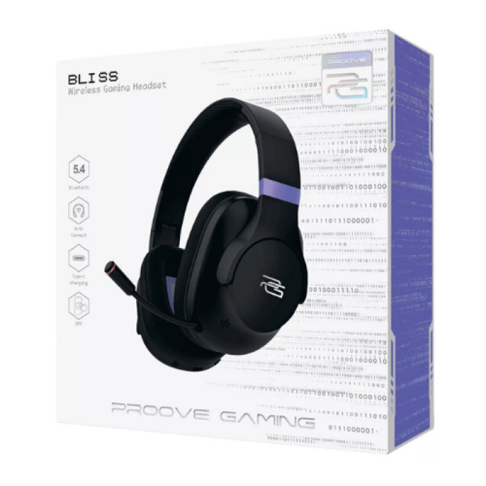 Бездротові ігрові навушники Proove Gaming Bliss Black