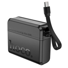 Повербанк Hoco Q38 10000mAh, Lightning / 2 х Type-C / 20W, Black