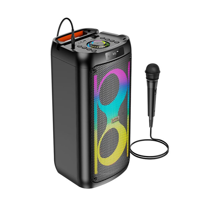Караоке-колонка HOCO HA6 BT5.3 TF / AUX / USB / FM / BT / TWS, 30W, 5 ч Black