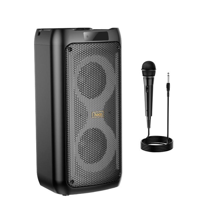 Караоке-колонка HOCO HA6 BT5.3 TF / AUX / USB / FM / BT / TWS, 30W, 5 ч Black