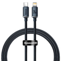 Кабель Baseus Type-C to Lightning Crystal Shine Series 20W 1.2m Black