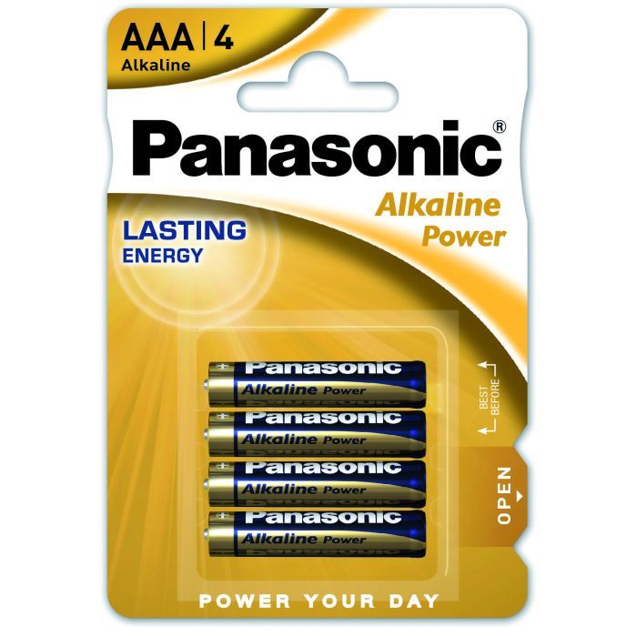 Батарейки 4 шт Panasonic ALKALINE POWER тип AAA