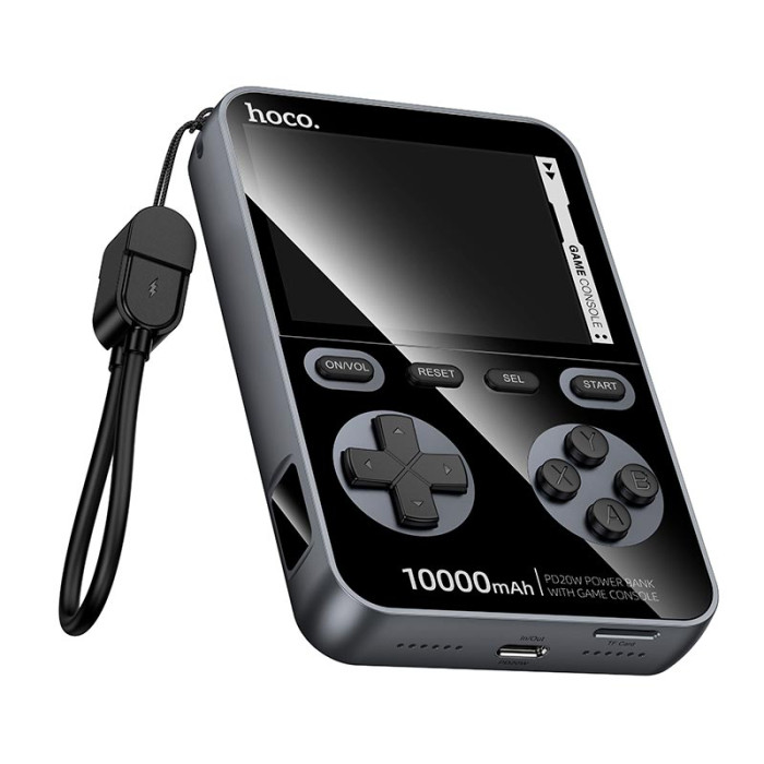 Повербанк Hoco Q47 10000mAh, Type-C / 20W / 3A, Metal-Grey
