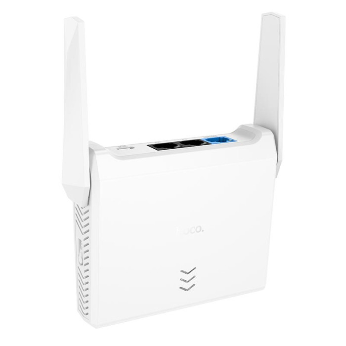 Маршрутизатор интернет WiFi 4 HOCO HI36 White