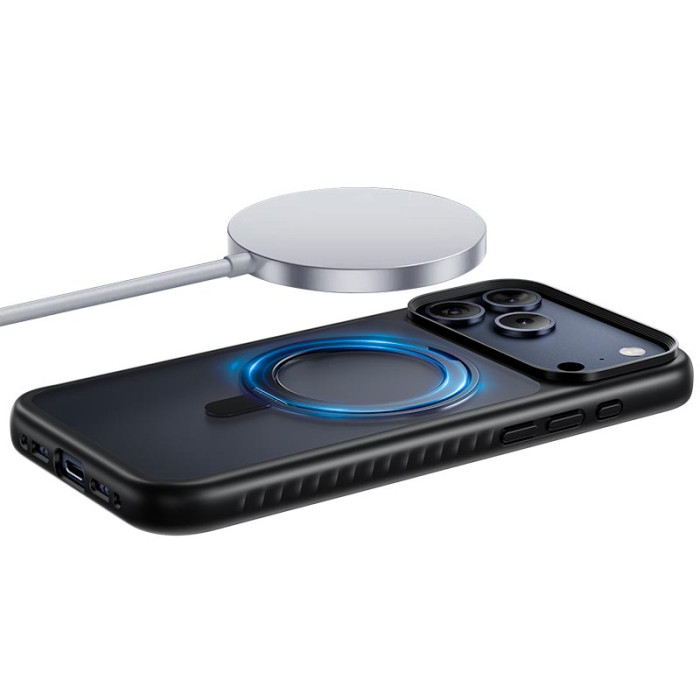 Чохол для смартфону HOCO AS1 MagSafe iPhone 17 Pro, Black