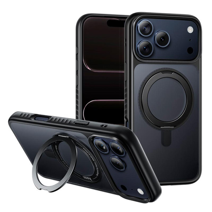 Чохол для смартфону HOCO AS1 MagSafe iPhone 17 Pro, Black
