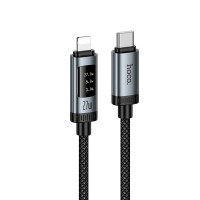 Кабель Hoco U148 Type-C to Lightning 27W 1.2m Black