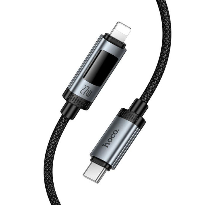 Кабель Hoco U148 Type-C to Lightning 27W 1.2m Black
