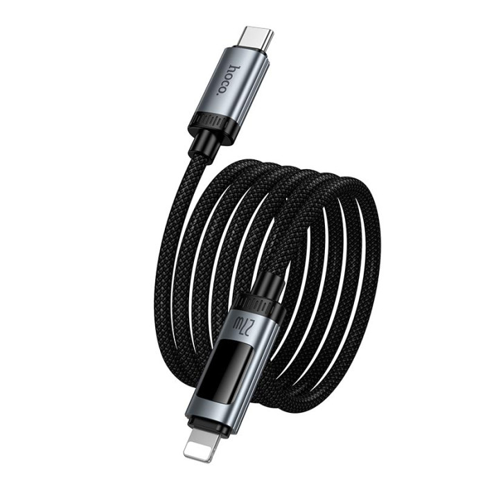 Кабель Hoco U148 Type-C to Lightning 27W 1.2m Black