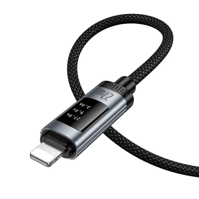 Кабель Hoco U148 Type-C to Lightning 27W 1.2m Black