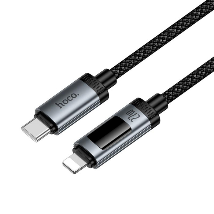 Кабель Hoco U148 Type-C to Lightning 27W 1.2m Black