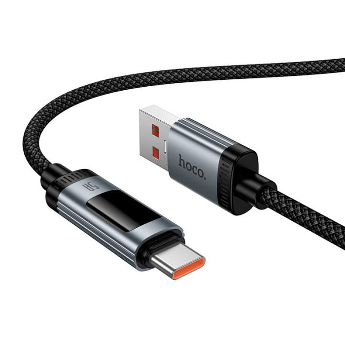 Кабель Hoco U148 USB to Type-C 100W / 5A 1.2m Black