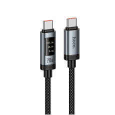 Кабель Hoco U148 Type-C to Type-C 240W / 5A 1.2m Black