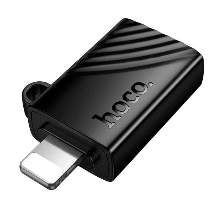Перехідник HOCO HB53 Lightning to TF 2.0 Black