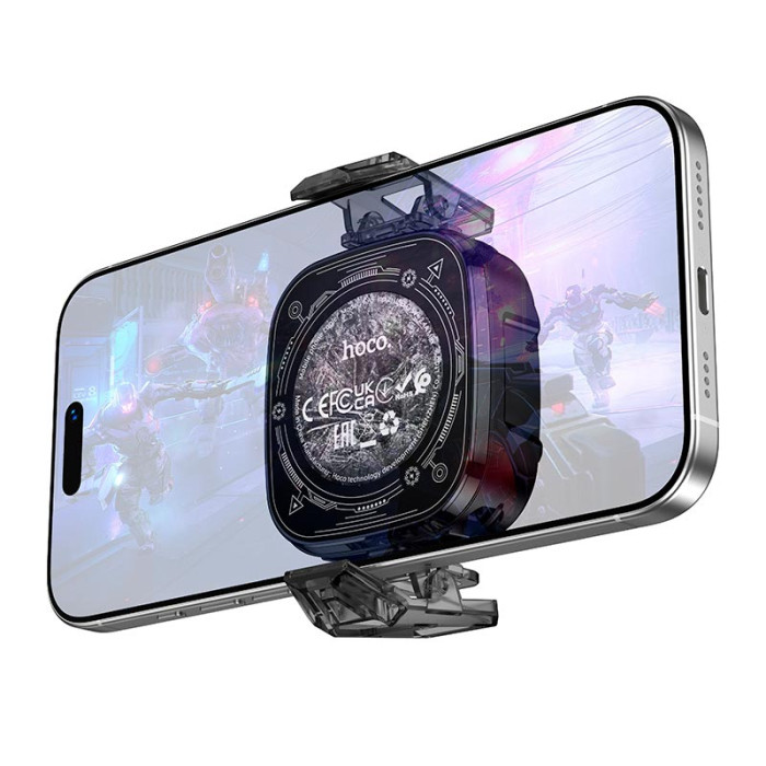 Куллер для телефону HOCO GA5 до 7", RGB, Black