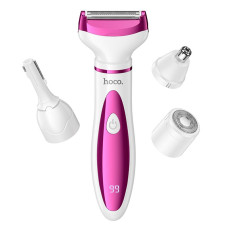 Електробритва 4 в 1 для сухого гоління Hoco HP80 Rose Red
