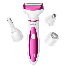 Електробритва 4 в 1 для сухого гоління Hoco HP80 Rose Red