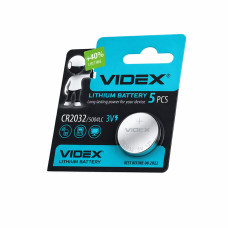 Батарейка 1 шт Videx CR2032 Silver