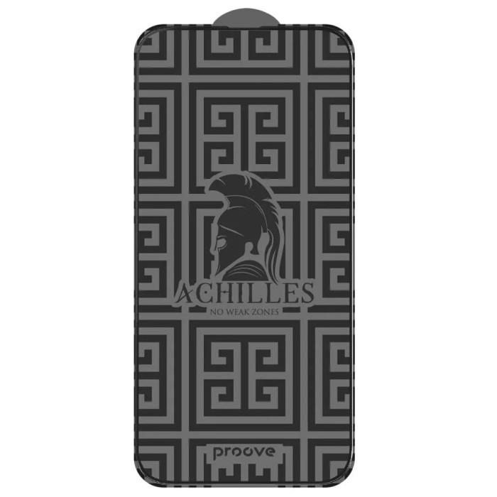Защитное стекло для смартфона Proove Achilles iPhone 17/16 Pro Black