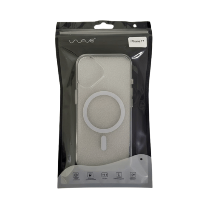 Чохол для смартфону WAVE IP17 MagSafe iPhone 17, Transparent