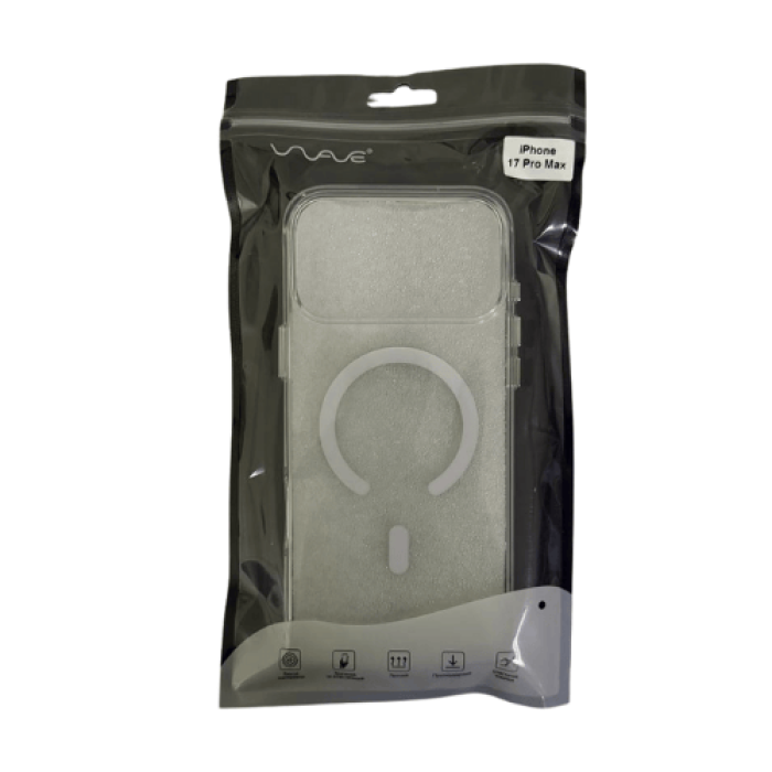 Чохол для смартфону WAVE IP17 Pro Max MagSafe iPhone 17 Pro Max, Transparent